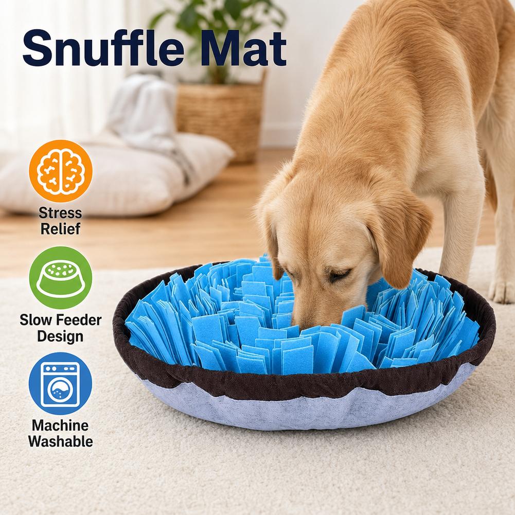 Dog Puzzle Feeder Toy - Alfombra de olfateo para perros, juguete