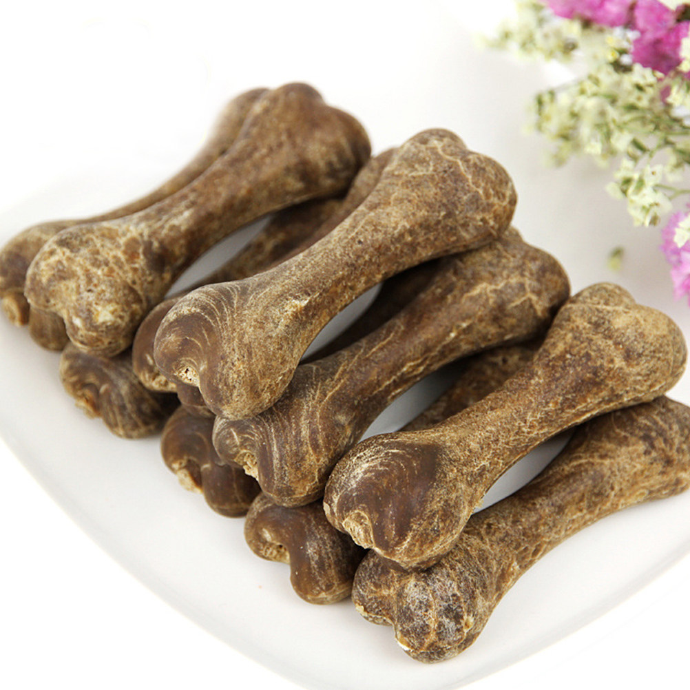 Teeth Cleaning Dog Chew Bone - 5 unidades de huesos para masticar,