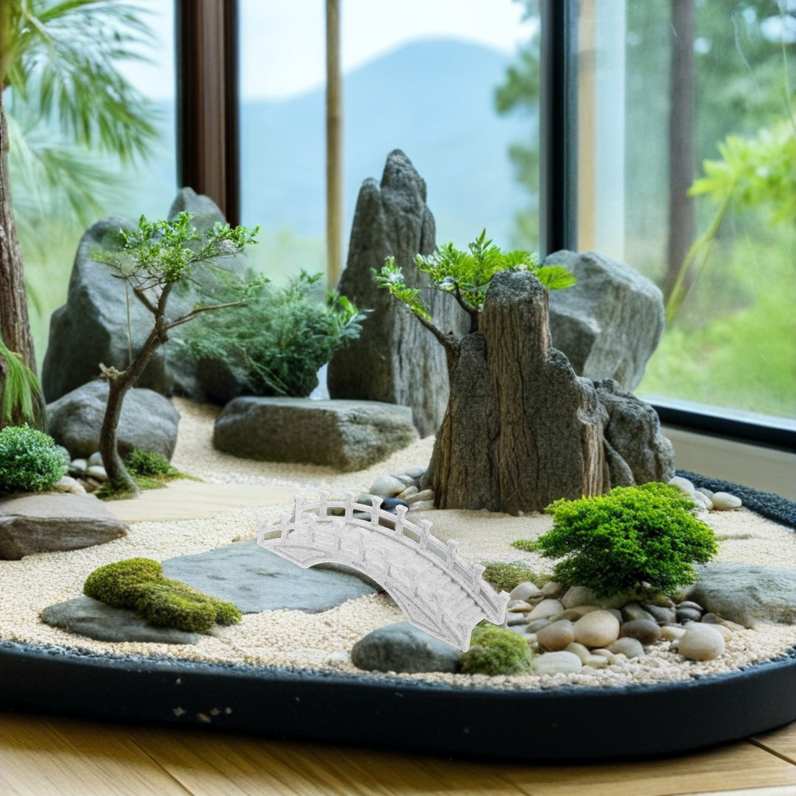 Pequeño puente en forma de arc - Aquarium reseña y precio