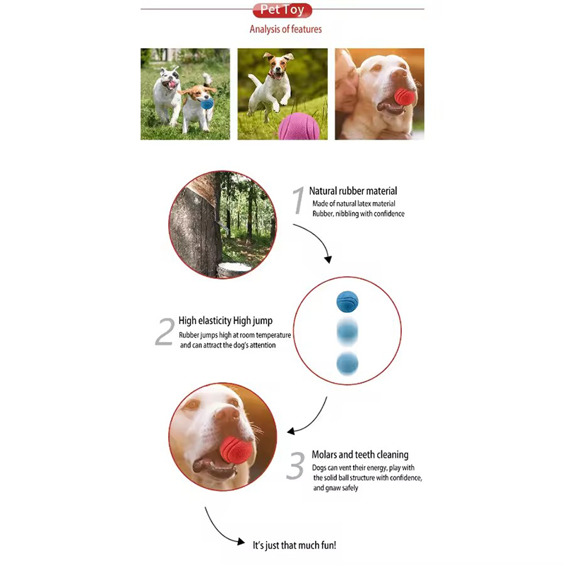 Pelota de goma sólida para per - Indestructible Dog Chew Toy reseña y precio